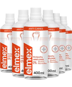 Elmex Anti-Cariës Tandspoeling - 6 x 400 ml