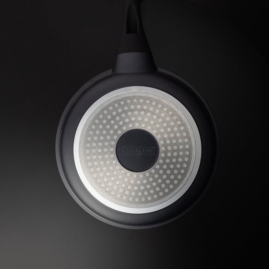 Royalty Line® BSF28ML Koekenpan Inductie - Ø 28 cm - 2.8 Liter - Diepe Pan - PFAS-vrij - Antiaanbaklaag - Braadpan - Pan Voor Alle Warmtebronnen - Zwart