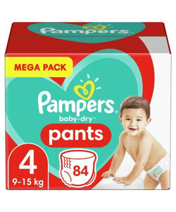 Pampers Baby Dry Pants  - Maat 4 - 84 Luierbroekjes