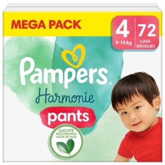 Pampers Pampers Harmonie Pants - Maat 4 - 72 Luierbroekjes