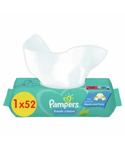 Pampers Fresh Clean Billendoekjes - 52 Doekjes