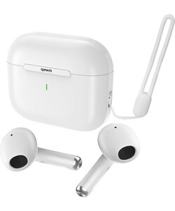 Igoods Draadloze Oordopjes met Oplaadcase - Bluetooth Oordopjes - IPX7 Waterdicht - Universeel - TWS - Wit