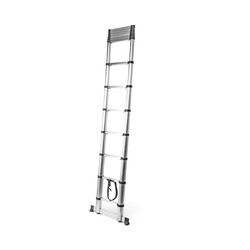 Imtex Telescoopladdder - Telescopische Ladder - 13-treeds - 3.80m Werkhoogte - Softclose - Anti-slip - Aluminium