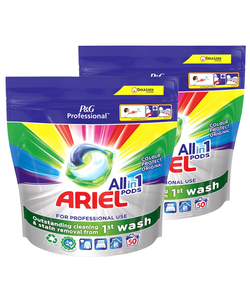 Ariel All-in-1 pods Color Wascapsules - 2 x 50 Pods