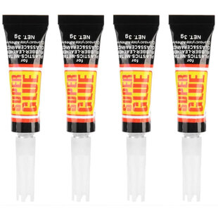 Igoods Secondelijm - Super Gel - Super Glue - Alleslijm - Multilijm - 4 x 3g