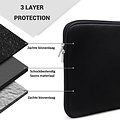 Igoods Igoods Laptophoes - Laptophoes 14 inch - Laptophoes Met Extra Vak - Schokbestendig - Krasbestendig - Laptoptas - Laptop Sleeve - Laptop Case - Laptop Cover - Laptop Tas 13/14 inch - Neopreen - Zwart