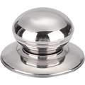 Igoods Igoods Dekselknop - Vervangende Handgreep voor Glazen Deksel - RVS Cover Button - Voor Potten- en Pannendeksels - Ø6mm Schroef