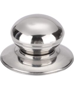 Igoods Dekselknop - Vervangende Handgreep voor Glazen Deksel - RVS Cover Button - Voor Potten- en Pannendeksels - Ø6mm Schroef