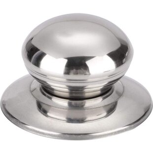 Igoods Dekselknop - Vervangende Handgreep voor Glazen Deksel - RVS Cover Button - Voor Potten- en Pannendeksels - Ø6mm Schroef
