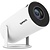 Igoods Igoods Projector - Mini-beamer - Videoprojector - Draagbare Projector - HD - Streamen - 180° draaibaar - Met Afstandbediening - Wifi 6 - Bluetooth 5.0 - Wit