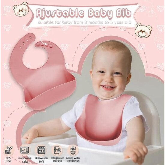 Igoods Igoods Babyservies - Kinderservies - Met Placemat - Siliconen - Antislip - 10-delig - Onbreekbaar - Vaatwasserbestendig - Magnetronbestendig - Vriesbestendig - Groen - Copy - Copy