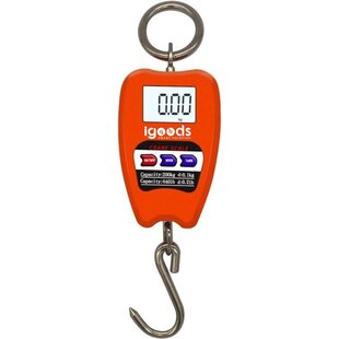 Igoods Digitale kraanweegschaal - Hangweegschaal 200kg