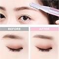 Igoods Igoods Precisietrimmer - Facial Care - Wenkbrauw Trimmer - Gezichtshaar Trimmer - Epileer Apparaat - Gezichtshaar Verwijderaar - Ontharing - Inclusief Borsteltje en Opzetstuk - Dames - Roze