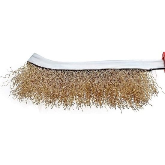 Igoods Igoods Universele Staalborstel - Messing Staalborstel - Schuurborstel - Roest Verwijderen - Rood