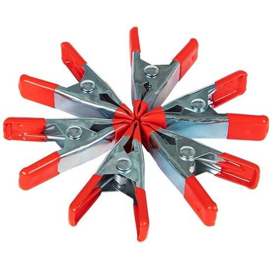 Igoods Igoods Zeilklemmen - Mini Zeilklemmen Set - Veerklemmen - 5cm - 6 Stuks