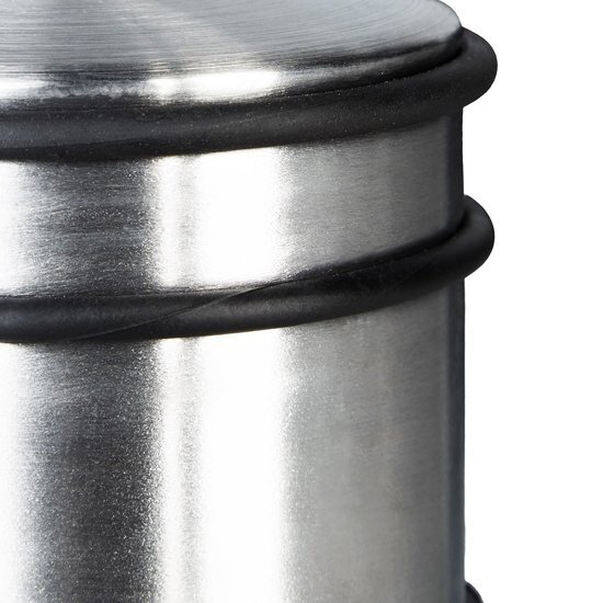 Igoods IGOODS Deurstopper - RVS - 7,5 cm x Ø 9 cm - Extra hoog! - XL deurstopper edelstaal 1.1 kg - Zilver