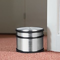 Igoods IGOODS Deurstopper - RVS - 7,5 cm x Ø 9 cm - Extra hoog! - XL deurstopper edelstaal 1.1 kg - Zilver
