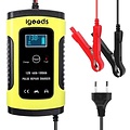 Igoods Igoods Acculader - Druppellader - Acculader voor Auto Motor Scooter Boot Camper - Reparatie Modus - 12V 6A