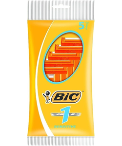 Bic Sensitive Wegwerp Scheermesjes - Enkel Mesje - 5 Mesjes