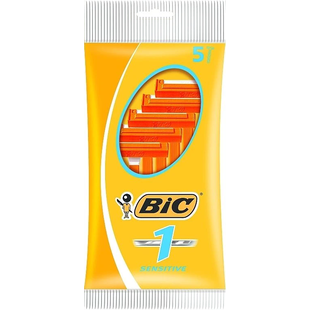 Bic Sensitive Wegwerp Scheermesjes - Enkel Mesje - 5 Mesjes