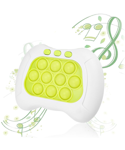 Igoods Pop It Spel - Anti-stress Pop-it Spel - Fidget Spel - Gameconsole - Concentratie en Motoriek - Wit/Groen