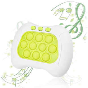 Igoods Pop It Spel - Anti-stress Pop-it Spel - Fidget Spel - Gameconsole - Concentratie en Motoriek - Wit/Groen