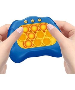Igoods Pop It Spel - Anti-stress Pop-it Spel - Fidget Spel - Gameconsole - Concentratie en Motoriek - Blauw/Bruin