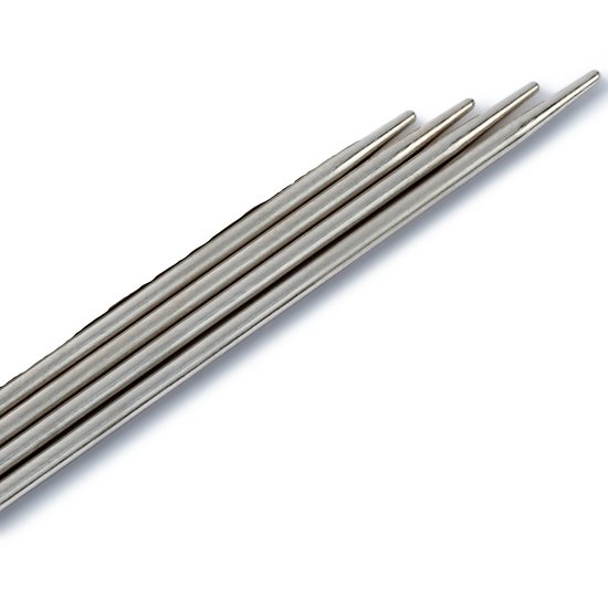 Igoods Igoods Breinaalden - Stalen Breinnaalden - Dubbele Punt - 25cm - 5mm Dik - 4 Stuks