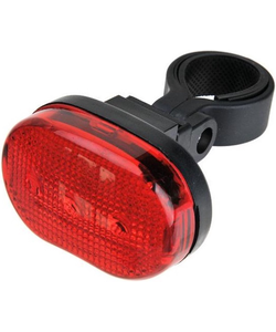 Igoods Fietslamp - Fietsverlichting Achter - Achterlicht - Achterlamp - LED Verlichting - 5 LED Lampjes - Rood