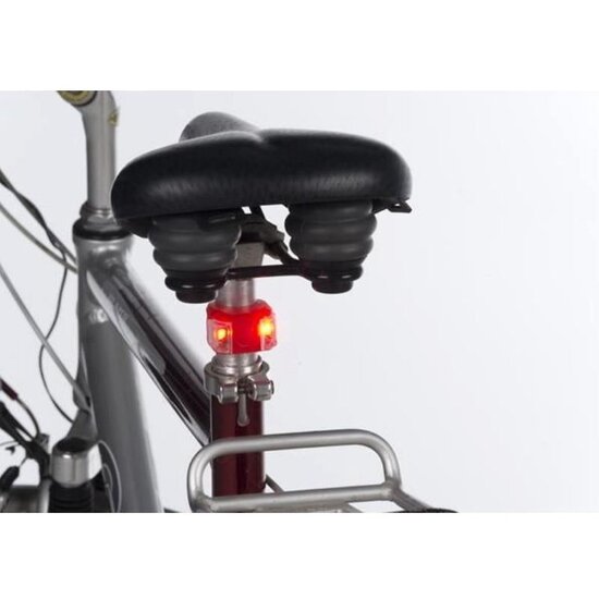 Igoods Igoods Fietslampjes - Fietsverlichting Voor en Achter - Fietslampenset - Siliconen Fietslampjes LED Verlichting - Rood en Wit