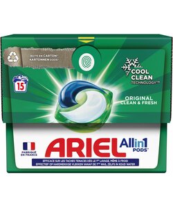 Ariel Wasmiddel - All in 1 Pods - Origineel - 15 Wasbeurten