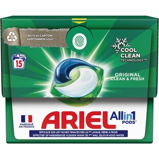 Ariel Wasmiddel - All in 1 Pods - Origineel - 15 Wasbeurten