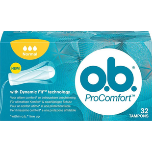 o.b. ProComfort Dynamic Fit Tampons - Normaal - 32 Tampons