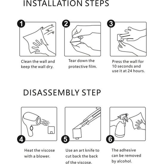 Igoods Igoods Handdoekhaakjes Zelfklevend - Badkamer & keuken - Handdoekhouder Zwart 3 haakjes