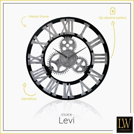 LW collection LW Collection | Wandklok Levi Grieks XL