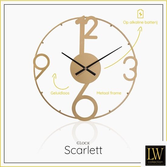 LW collection LW Collection | Wandklok Scarlett