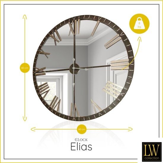 LW collection LW Collection | Wandklok Elias 80 cm