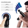 Imtex Imtex Massage-gun - Massagepistool - 6 Vibratieniveaus - 4 Opzetstukken - Spierherstel - Relax Massage - Draadloos - Zwart