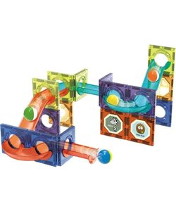Igoods Magnetische Blokken Ballenbaan - 40 Stuks - Arcadebaan - Bouwen - Knikkerbaan - Educatie