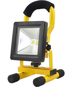 Imtex Bouwlamp Met Grondstatief - Werklamp - 20W - Verlichting - Straatverlichting