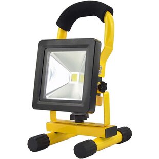 Imtex Bouwlamp Met Grondstatief - Werklamp - 20W - Verlichting - Straatverlichting