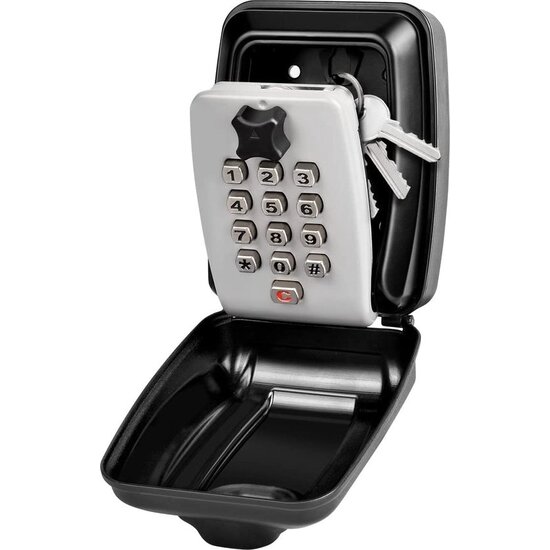Igoods Igoods Sleutelkast - Sleutelkluis Met Code Voor Binnen en Buiten - RVS Waterdicht