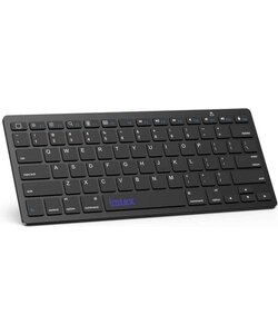 Imtex Toetsenbord Draadloos - Bluetooth Keyboard - QWERTY NL Toetsenbord Zwart