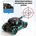 Igoods IGOODS - Bestuurbare Tank met Afstandsbediening en Handbediening - Waterkanonnen schieter - Elektrische Autospeelgoed