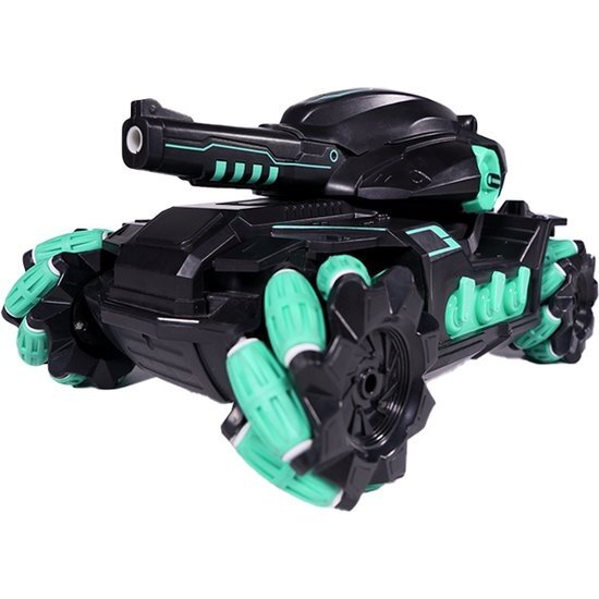 Igoods IGOODS - Bestuurbare Tank met Afstandsbediening en Handbediening - Waterkanonnen schieter - Elektrische Autospeelgoed