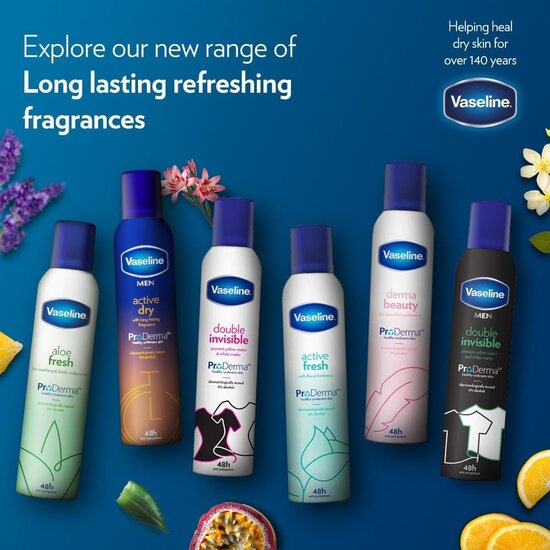 Vaseline Vaseline Men Deodorant spray - Double Invisible - 250ml