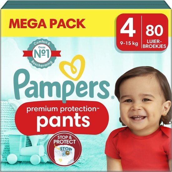 Pampers Pampers Premium Protection Pants - Maat 4 - 80 Luierbroekjes
