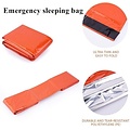Igoods Igoods Aluminium Slaapzak - Slaapmat - Kampeer Slaapzak Lichtgewicht - Survival Slaapzak - Anti fries - Met Noodfluit - Oranje