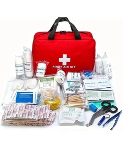 Igoods EHBO Kit - Eerste Hulp - Noodpakket - First Aid Kit - EHBO Tas - Verband - Pleisters & Meer - 184-Delig