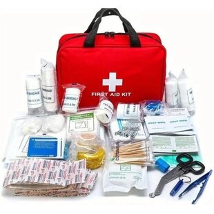 Igoods EHBO Kit - Eerste Hulp - Noodpakker - First Aid Kit - EHBO Tas - Verband - Pleisters & Meer - 184-Delig
